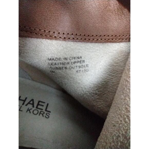 MICHAEL Michael Kors Boots Womens Size 6 Suede Brown Ankle Booties Block Heel - Picture 8 of 8